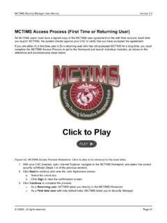 mctims usmc|MCTIMS Access Process (First Time or Returning User).